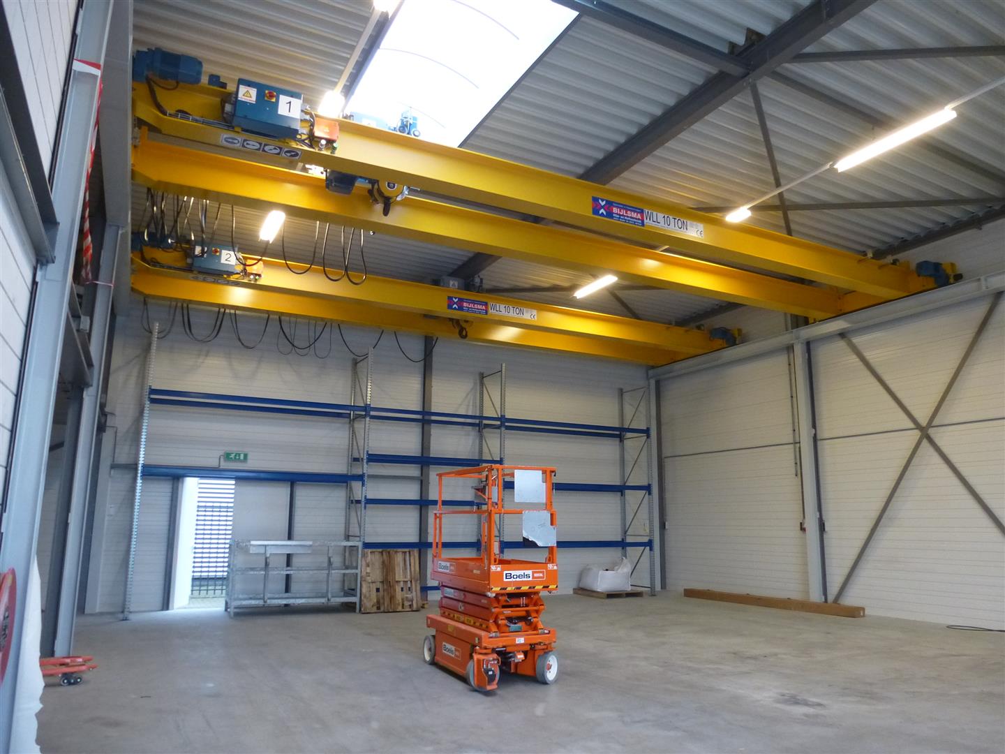 2x10 tonnes crane Havenkade